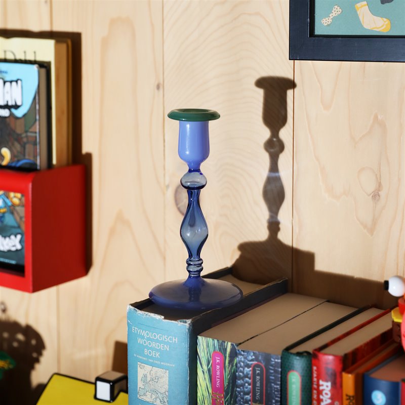 Candle Holder Salto Medium Blue - Imagen 4