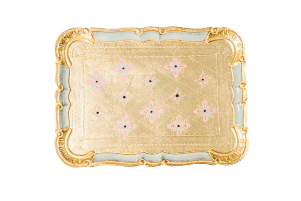 Tray Gold Leaf M / Gray