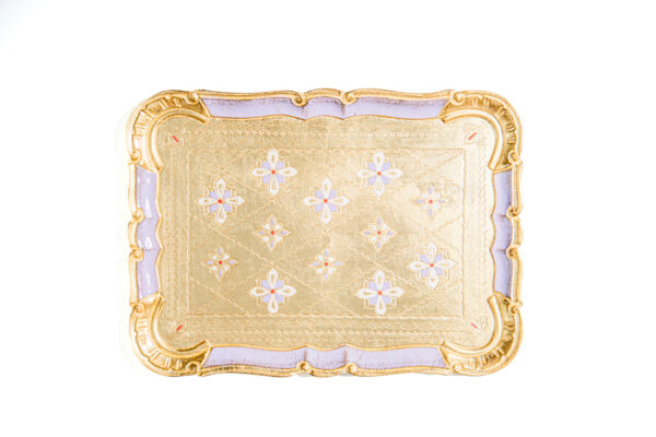 Tray Gold Leaf M / Lilla