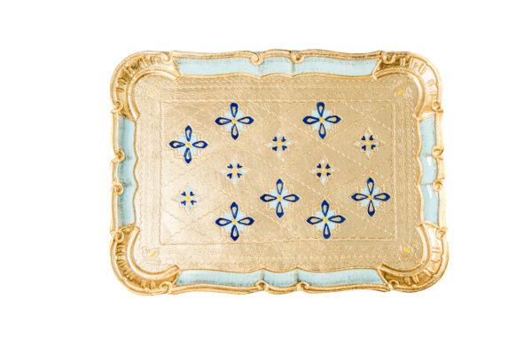 Tray Gold Leaf M / Green Acqua – DCO