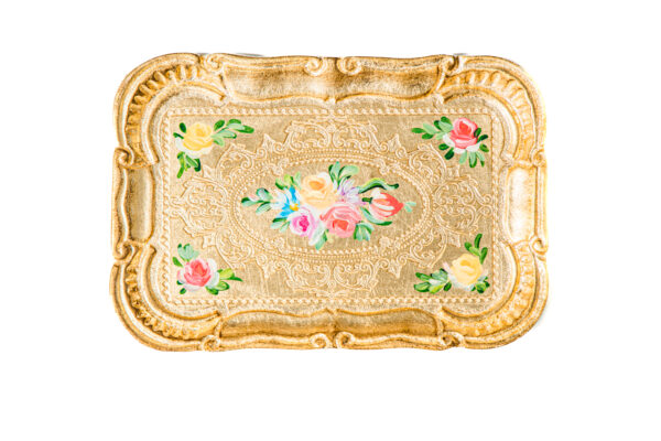 Tray Gold Leaf S / Gold