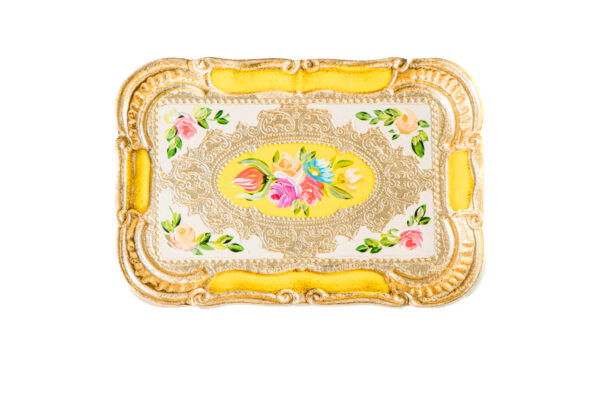 Tray Gold Leaf S / Yellow