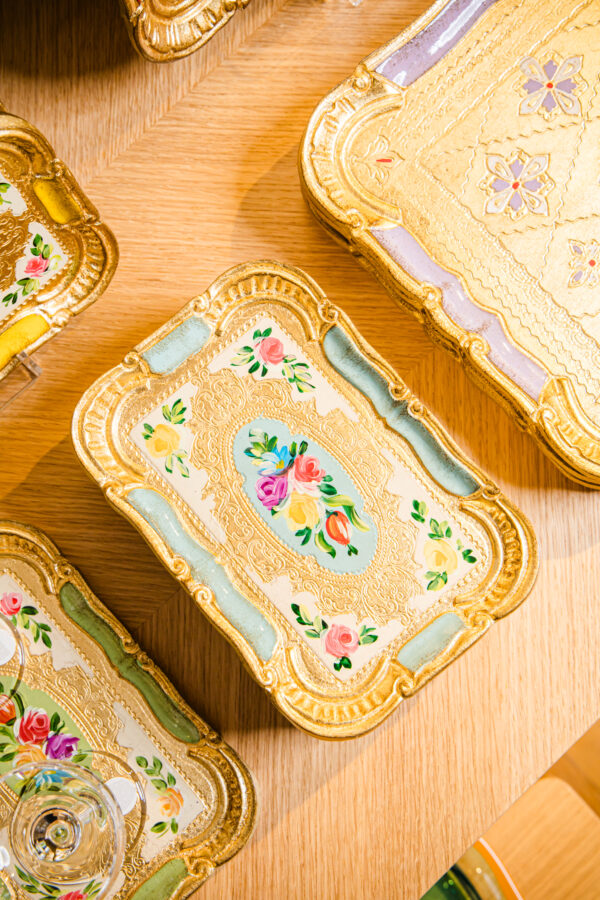 Tray Gold Leaf S / Bordeaux - Imagen 5