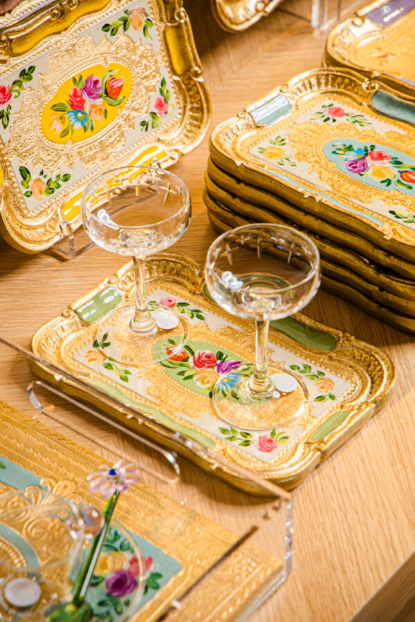 Tray Gold Leaf S / Bordeaux - Imagen 6