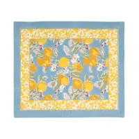 Citron Placemats Bleu & Yellow Set of 6