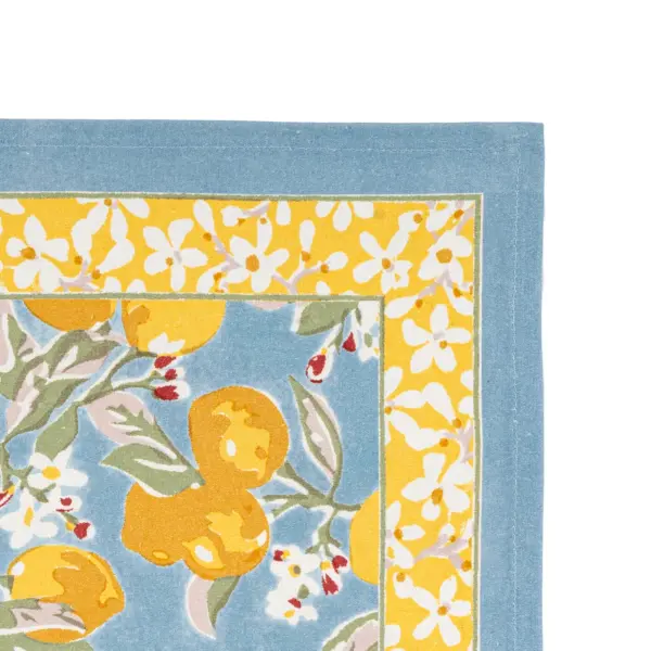 Citron Placemats Bleu & Yellow Set of 6 - Imagen 3
