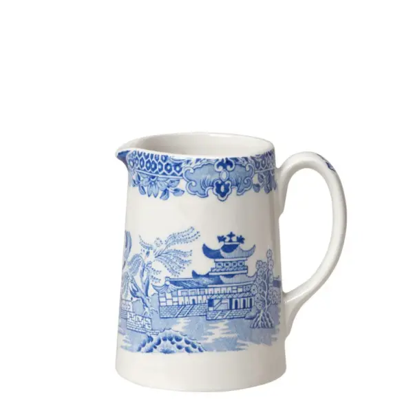 Blue Willow Tankard Jug 284ml