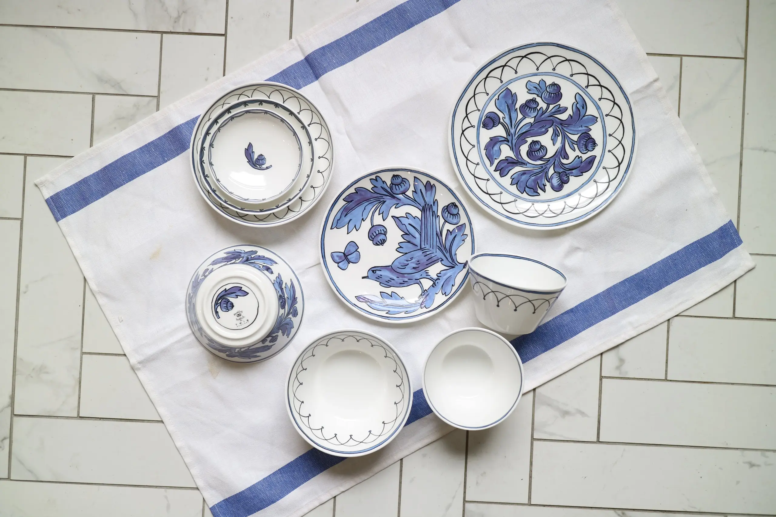Heritage - Blue Bird - Salad Plate Set of 4 - Imagen 8