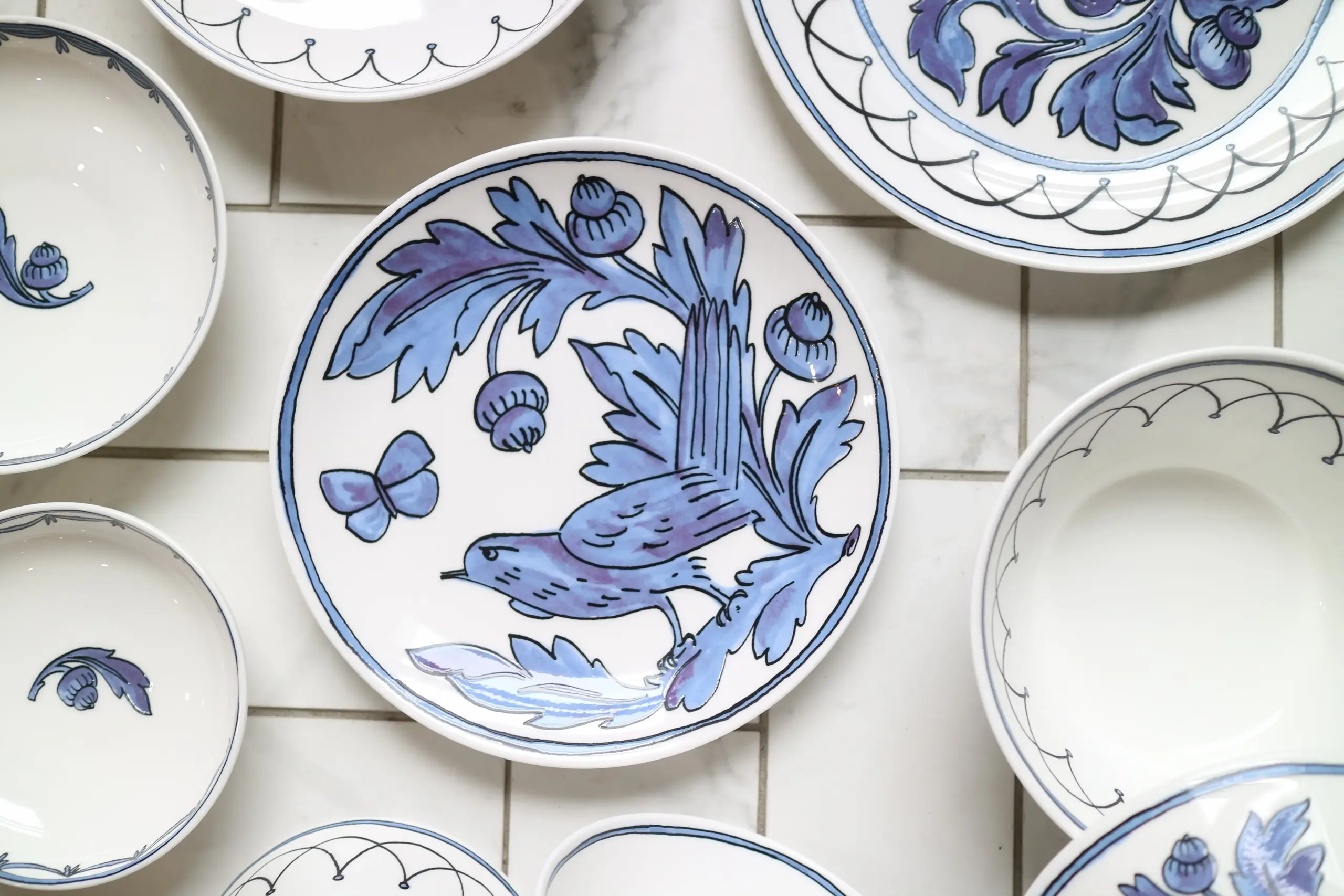 Heritage - Blue Bird - Appetizer Plates - Set of 2 - Imagen 3