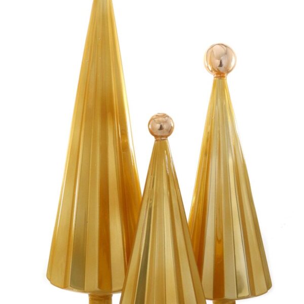 Pleated Tree - Yellow/Peach Large