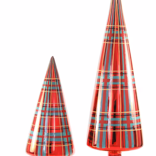PATTERNED TREE-RED PLAID SMALL