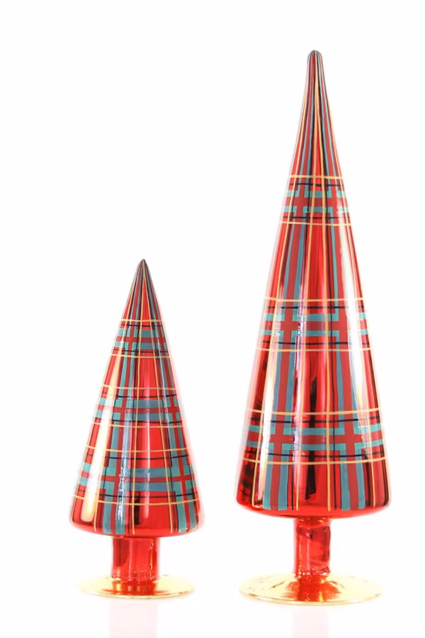 PATTERNED TREE-RED PLAID SMALL