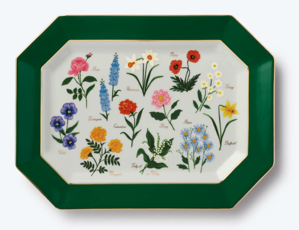 Garden Study Large Porcelain Serving Platter