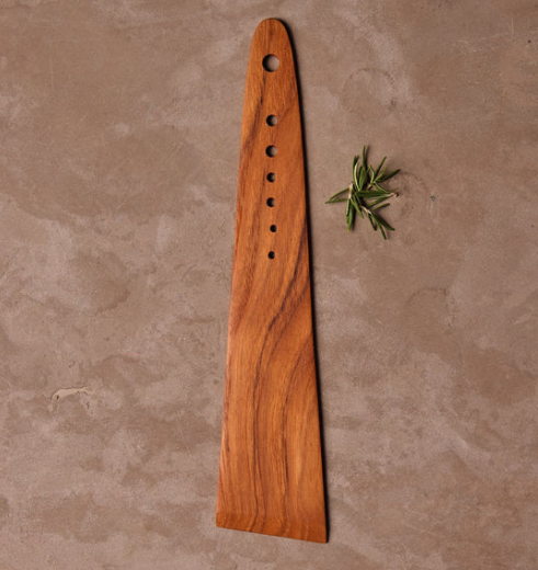 Teak Spatula with Herb Cutter
