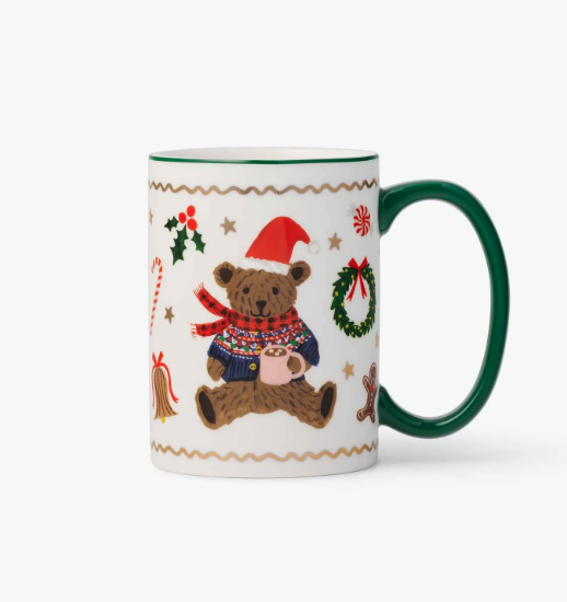 Holiday Porcelain Mug Beary Christmas