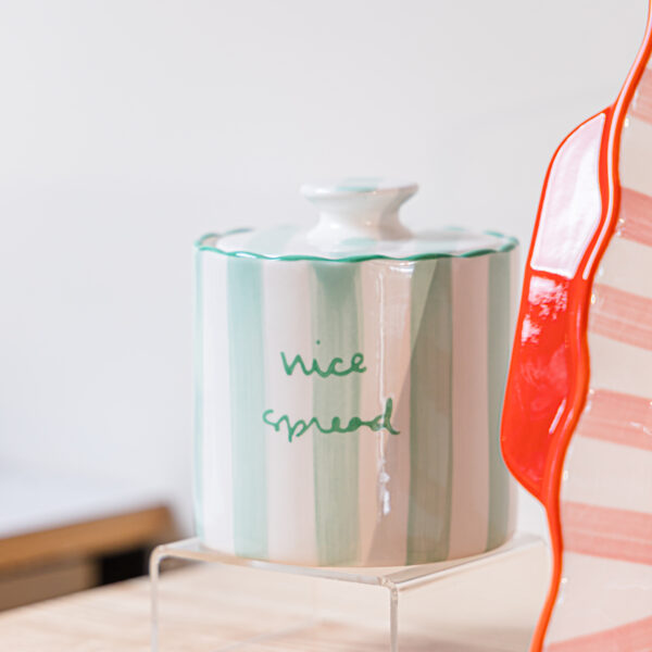 Kinsey Scallop Butter Keeper Green
