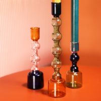 Candle holder tricolor large - Imagen 2