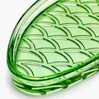 Dish Transparent Green Fish & Fish - Imagen 3