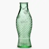 Carafe Green Fish & Fish With Glass - Imagen 2