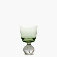 Stem Glass Green Eternal Snow S Set of 2