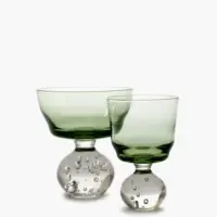 Stem Glass Green Eternal Snow M Set of 2 - Imagen 3