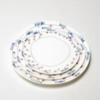 Dinner Plate Anemone Milk Midnight Flowers Set of 4 - Imagen 5