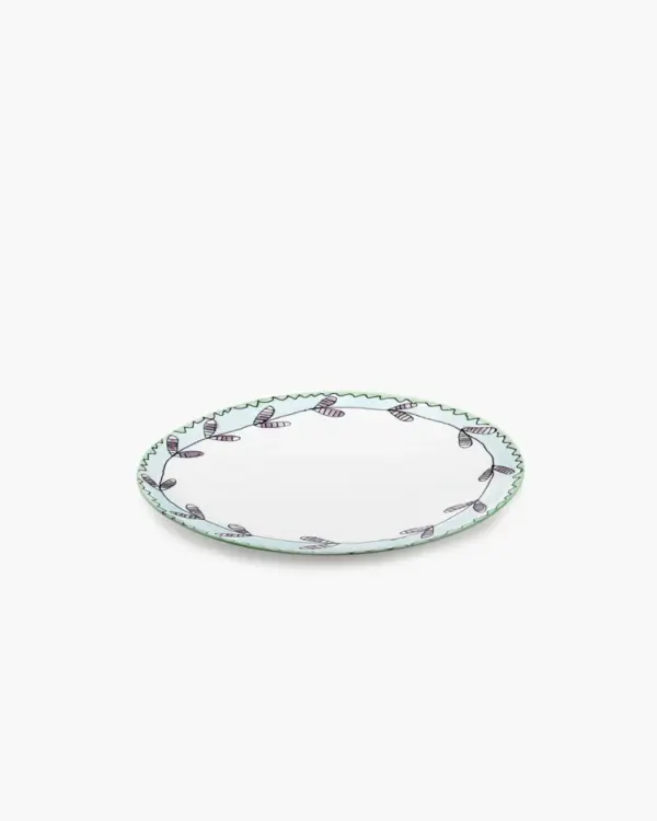 Dinner Plate Blossom Milk Midnight Flowers Set of 4 - Imagen 2