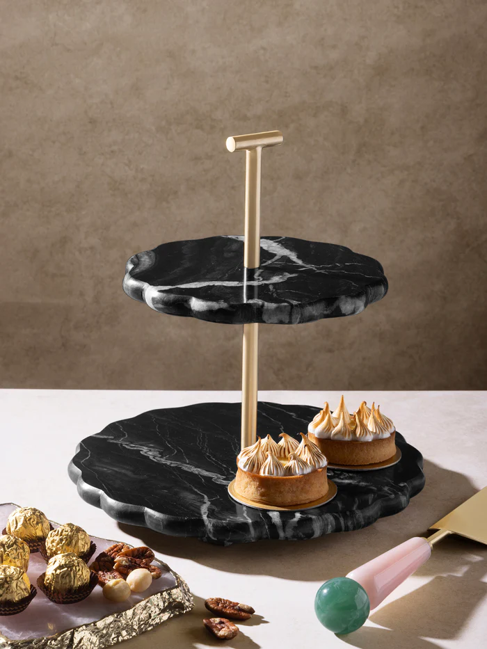 CONCORDE MARBLE TIERED STAND - Imagen 2