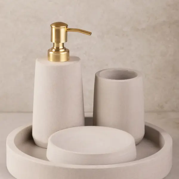 CASABLANCA SANDSTONE BATH SET