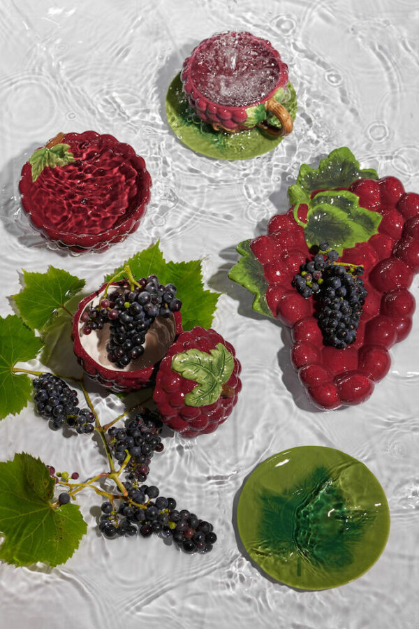 Cup And Plate Grape Set Of 2 - Imagen 2