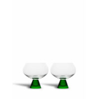 Glass Indy Green Set 2pcs
