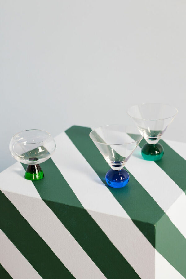 Glass Indy Green Set 2pcs - Imagen 3