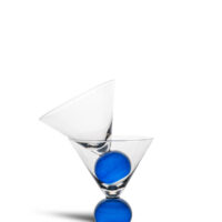 Glass Spice Blue Set 2pcs