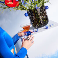 Glass Spice Blue Set 2pcs - Imagen 5
