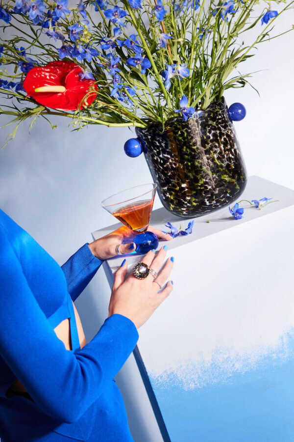 Glass Spice Blue Set 2pcs - Imagen 5