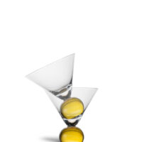 Glass Spice Yellow Set 2pcs