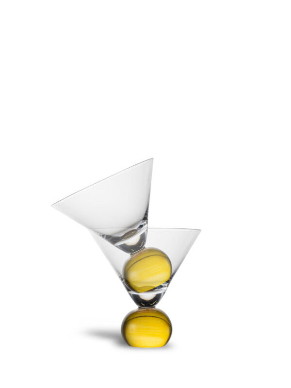 Glass Spice Yellow Set 2pcs