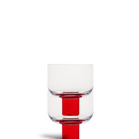 Glass Victoria Red 2pcs/set