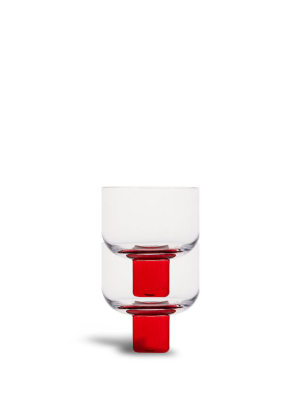 Glass Victoria Red 2pcs/set