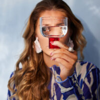 Glass Victoria Red 2pcs/set - Imagen 7
