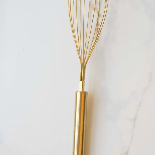 Auric Gold Stainless Steel Whisk