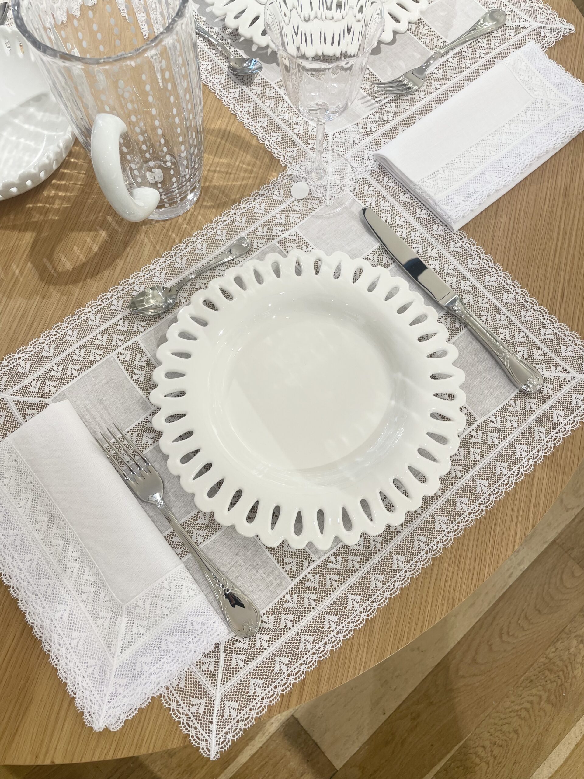 Napkin White Set of 8 - Imagen 7
