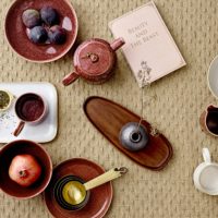 Joelle Plate Brown Stoneware Ø25cm - Imagen 4