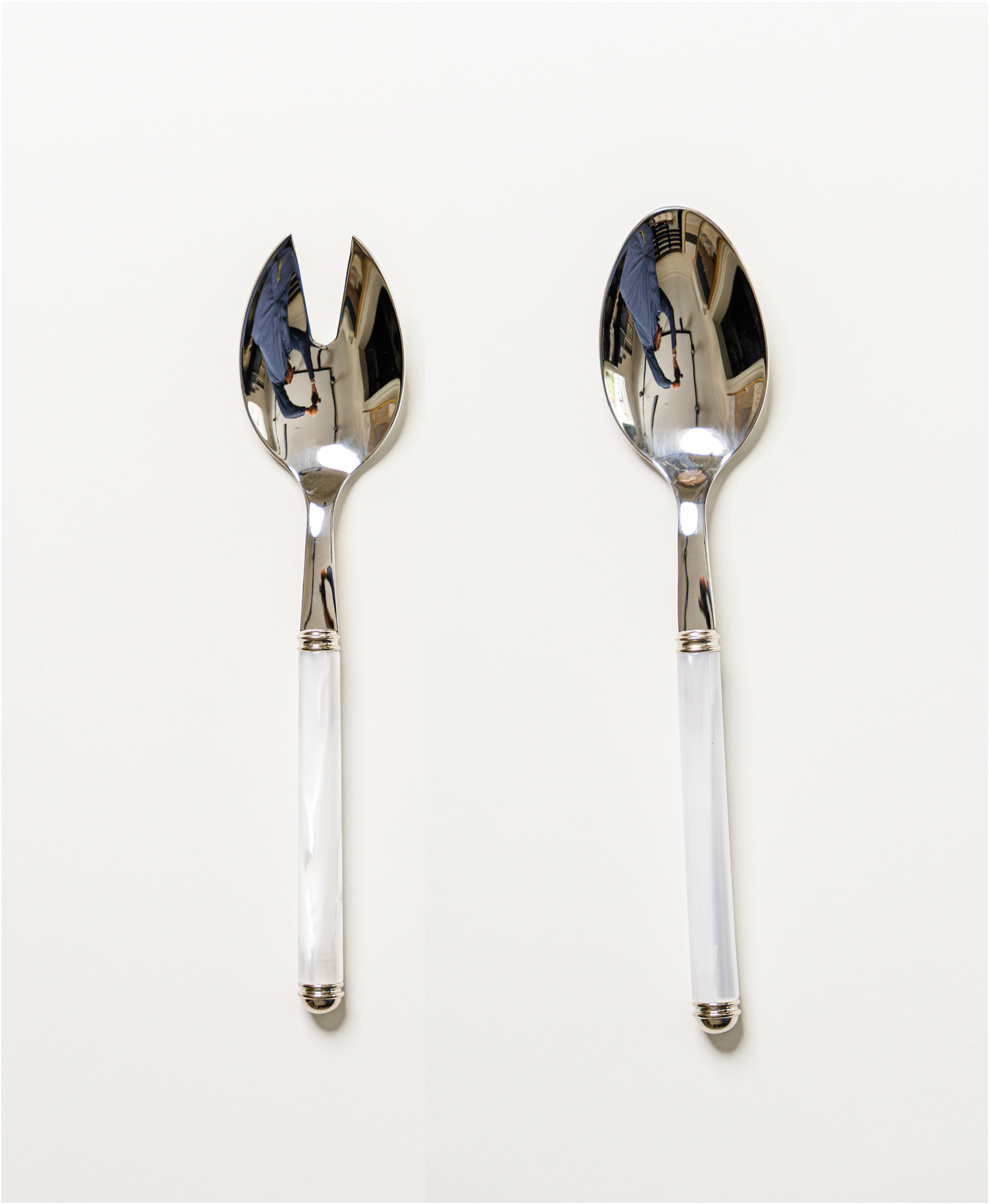 Perlato Linea Salad Set White