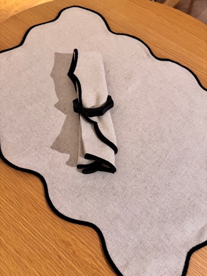 Set Placemat Palma Beige / Napkins Belmonte / Napkin Ring