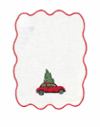 Cocktail Napkins Christmas Car Set of 6