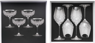 Set Newport Twist Cocktail / Newport Twist Glasses Wine