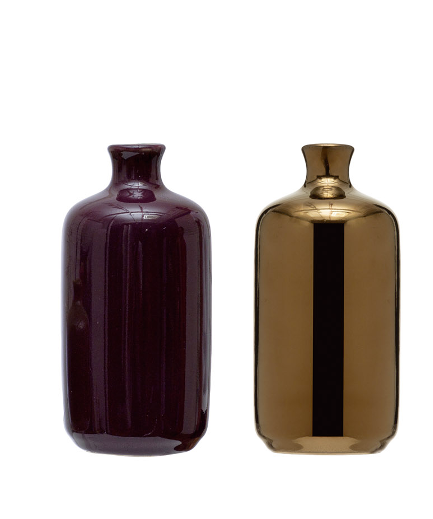 Stoneware Vases, Reactive Glaze Large