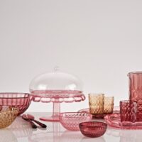SMALL ROUND TRAY VANITY FLAMINGO PINK - Imagen 3