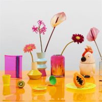 COASTER NEON SET OF 4 ASSORTED - Imagen 2